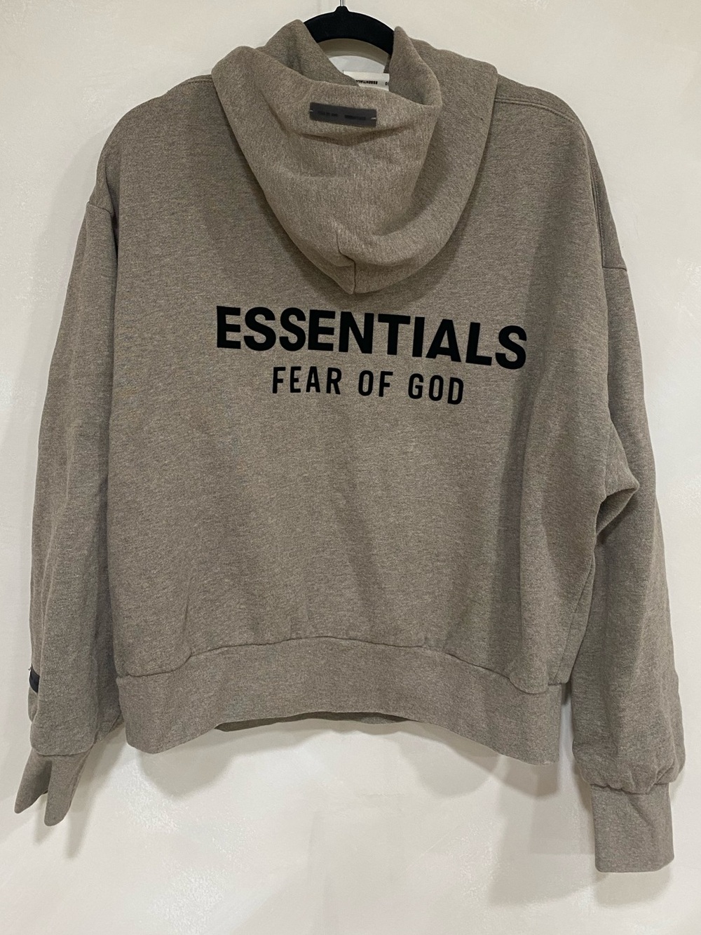 Fear of God Essentials Classic Fit Fleece Hoodie Homestead Heather Small
